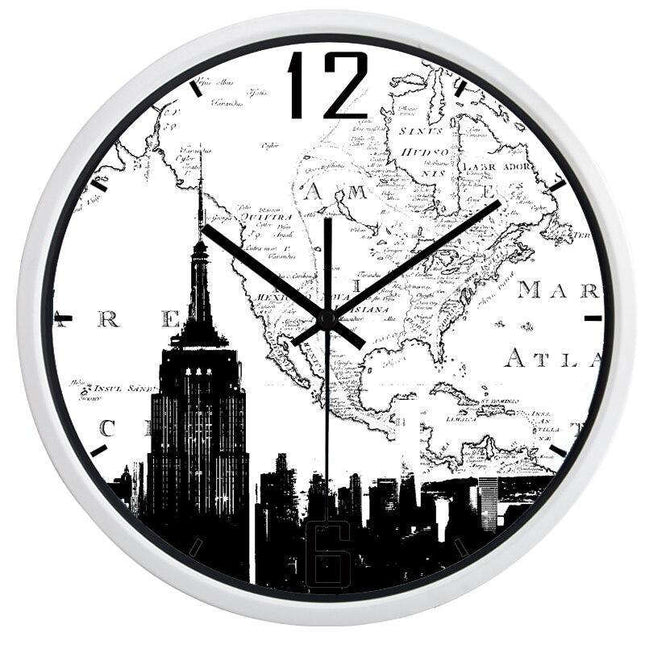 Orologio da Parete Design Mappa New York