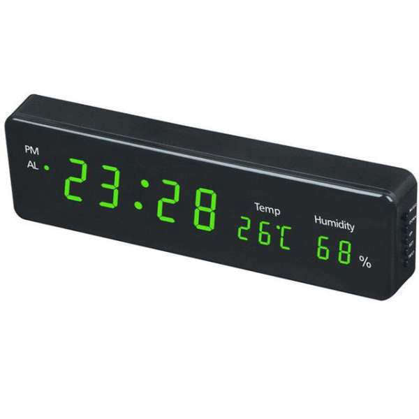 Orologio digitale con termometro e umidità