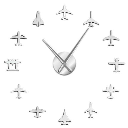 Orologio da parete adesivo tema aerei