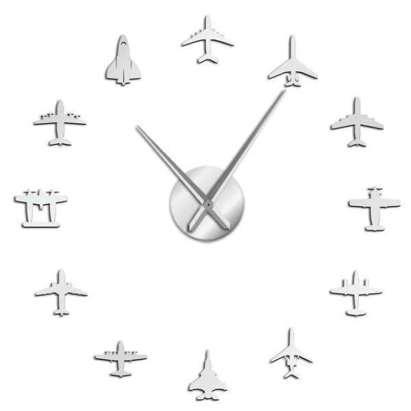 Orologio da parete adesivo tema aerei