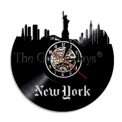 Orologio da parete vinile New York