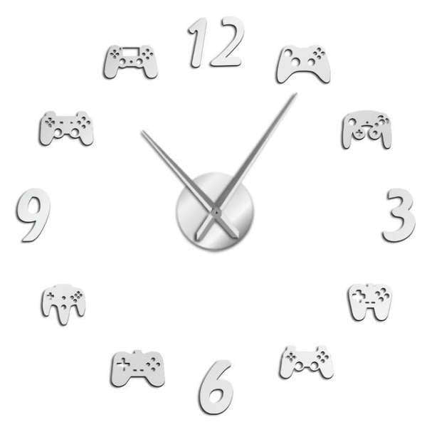Orologio da parete adesivo per videogiocatori