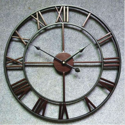 Grande Orologio da Muro Stile Industriale