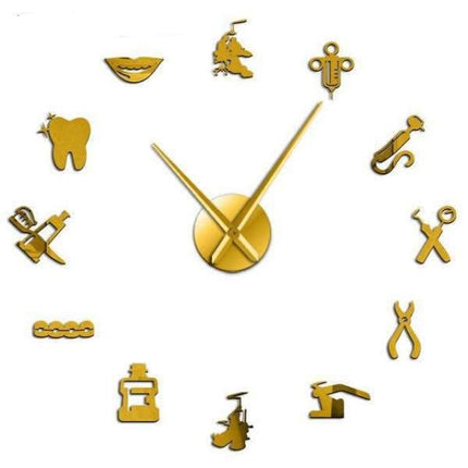 Orologio adesivo 3D per studio medico