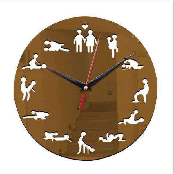 Orologio da Parete Design Kamasutra Moderno