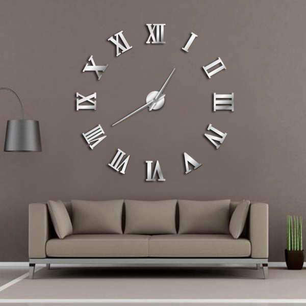 Orologio adesivo grandi numeri romani