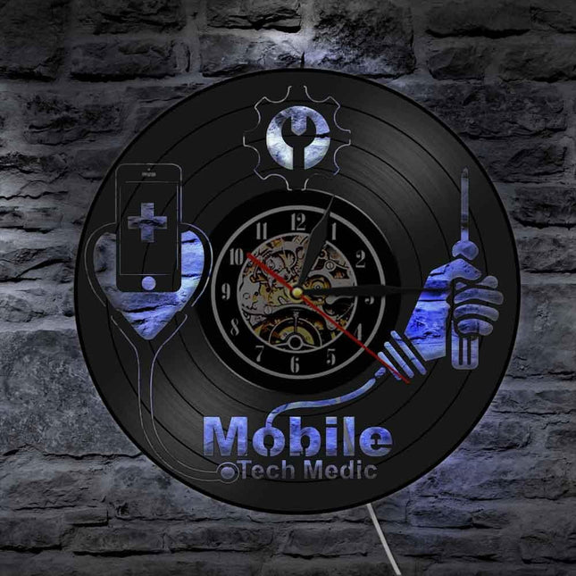 Orologio vinile riparazione smartphone e tech