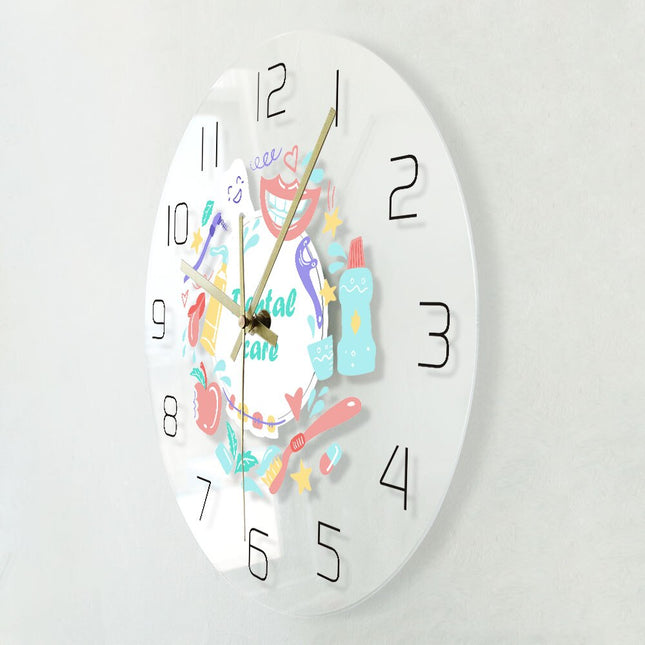 Orologio LED per studio dentistico moderno