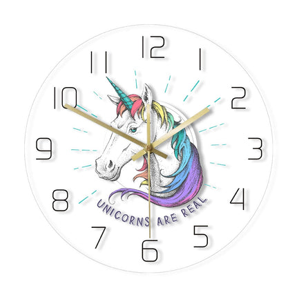 Orologio da parete a LED unicorno