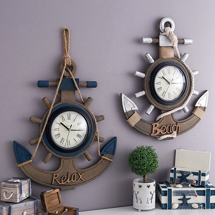 Orologio da parete ancora stile marino
