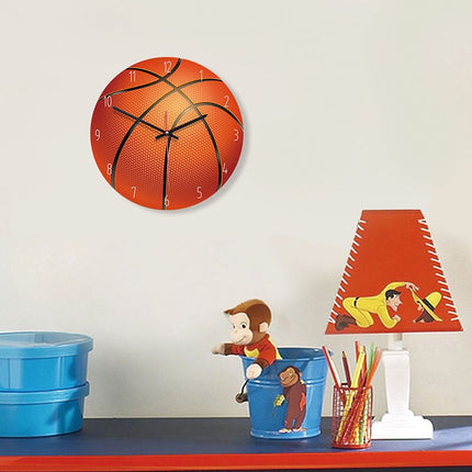 Orologio da parete rotondo tema pallavolo sportivo