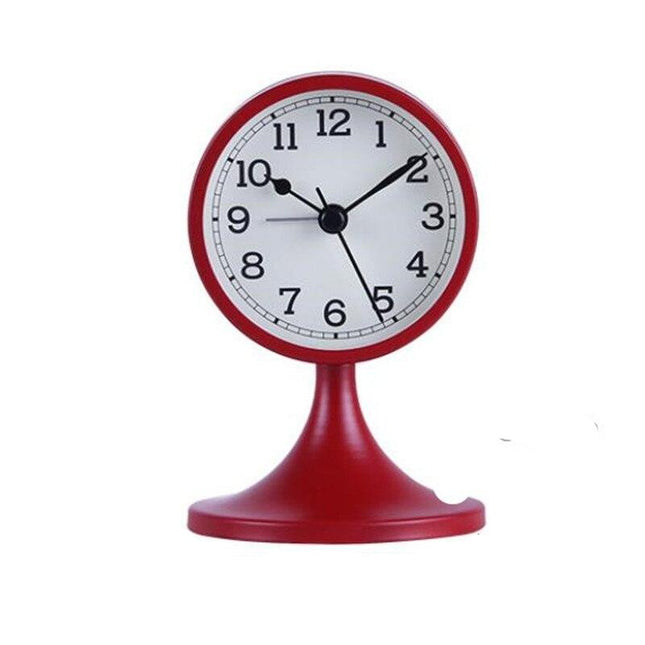 Sveglia da tavolo rossa design retrò