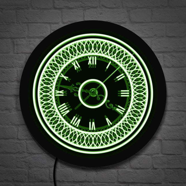 Orologio da parete LED decorativo classico