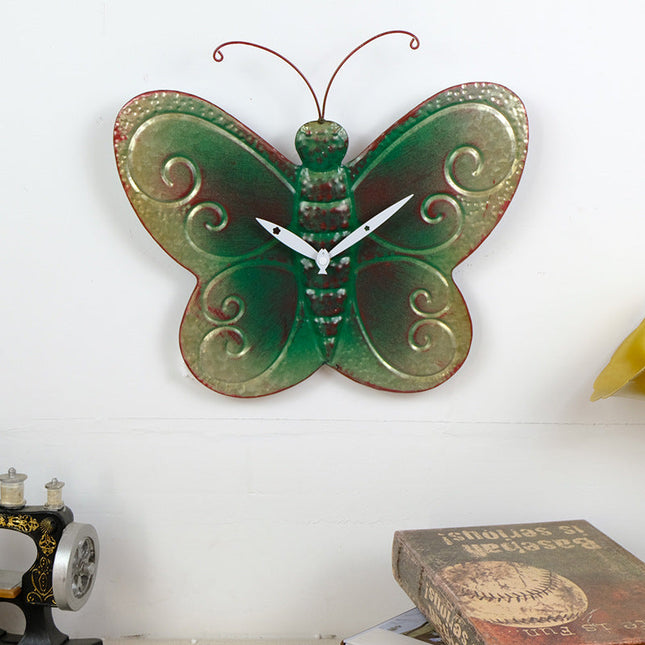 Orologio da parete a forma foglia