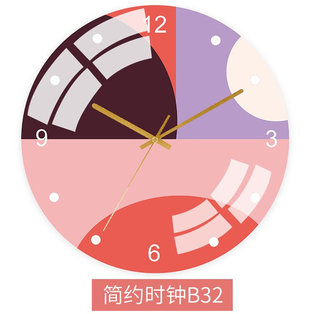 Orologio da parete colorato stile nordico