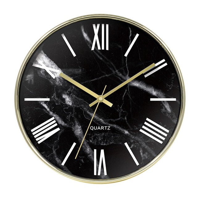 Orologio da parete moderno effetto marmo