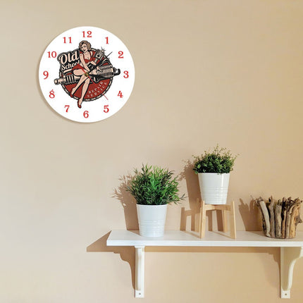 Orologio da parete vintage tema pin-up