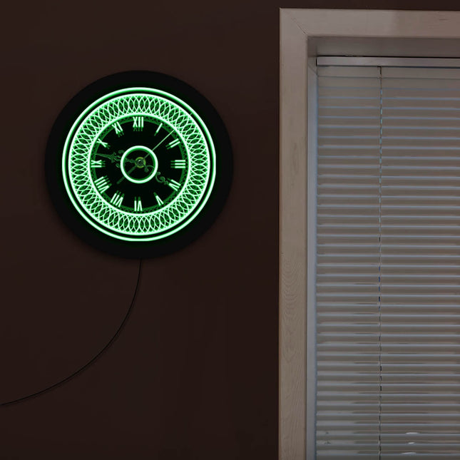 Orologio da parete LED decorativo classico