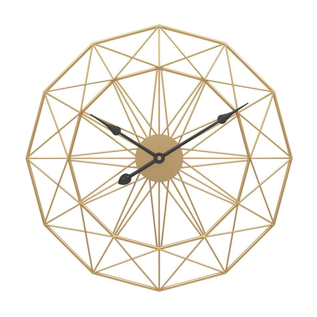 Orologio da parete in ferro geometrico
