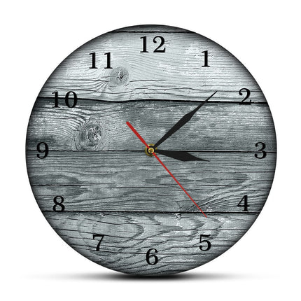 Orologio da parete effetto legno colorato