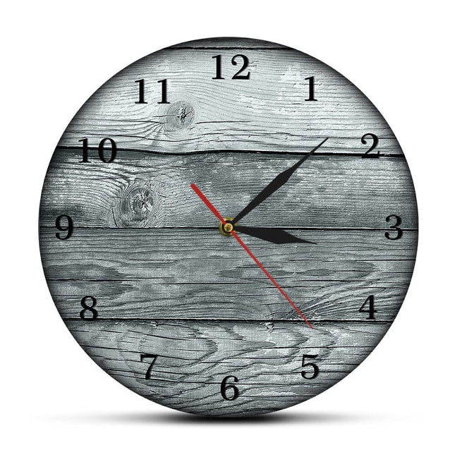 Orologio da parete effetto legno colorato