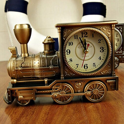 Orologio da tavolo vintage a treno