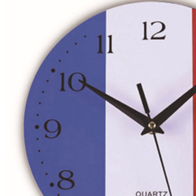 Orologio da parete bandiera francese legno