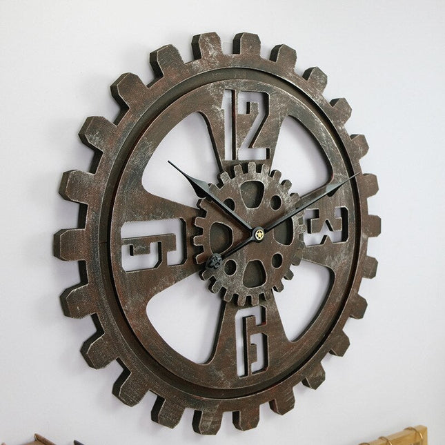 Grande orologio da parete a ingranaggio