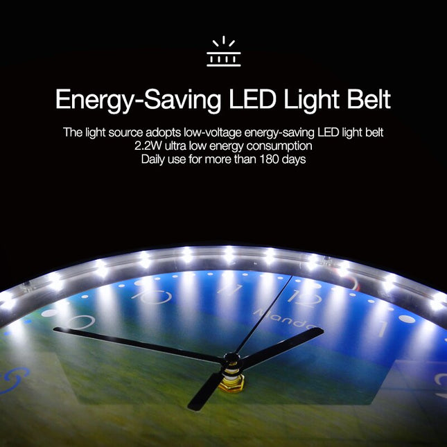 Orologio da Parete Luminoso con LED