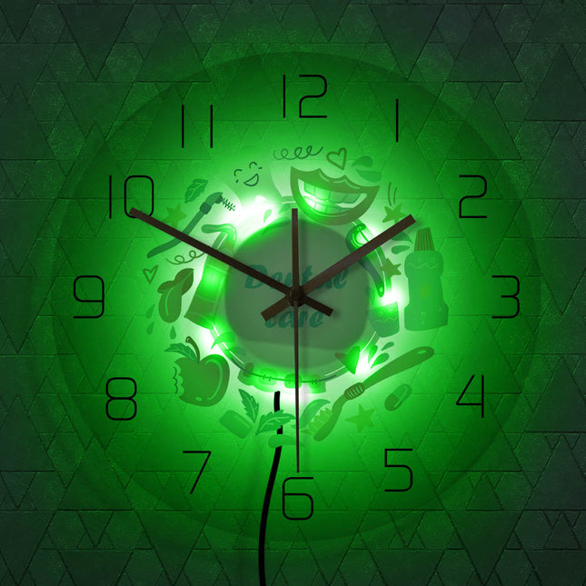 Orologio LED per studio dentistico moderno