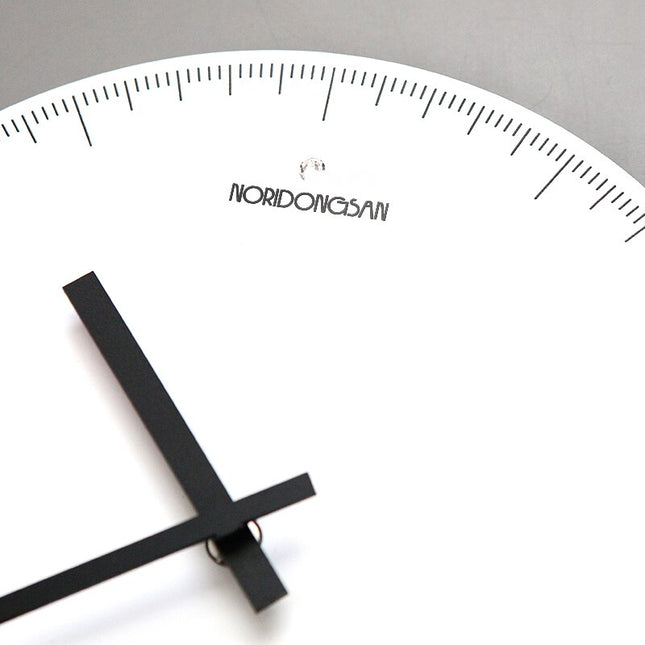 Orologio da mensola design semicerchio minimalista