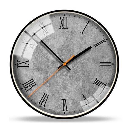 Orologio da parete contemporaneo effetto cemento