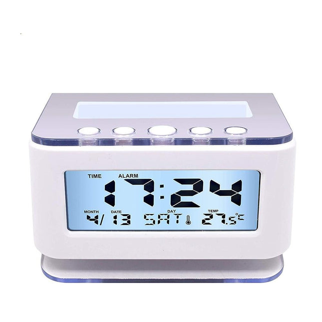 Sveglia digitale con data e temperatura