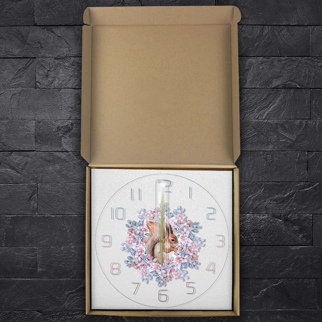 Orologio da parete a LED scoiattolo