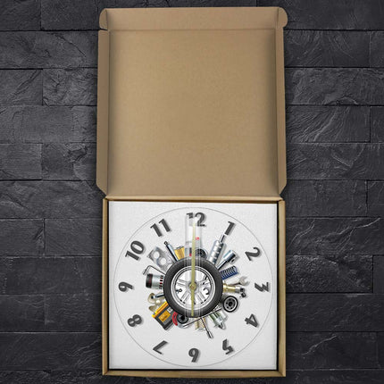 Orologio da parete a LED meccanico