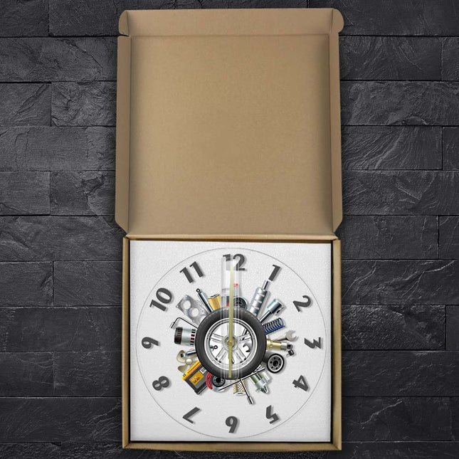 Orologio da parete a LED meccanico
