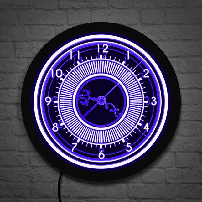 Orologio da parete rotondo retroilluminato LED