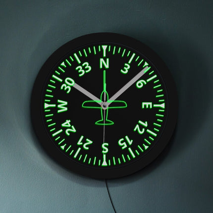 Orologio da parete luminoso indicatore volo