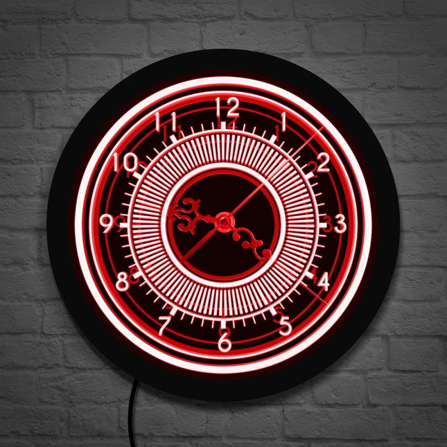 Orologio da parete rotondo retroilluminato LED