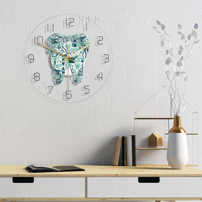 Orologio da parete a LED dentista