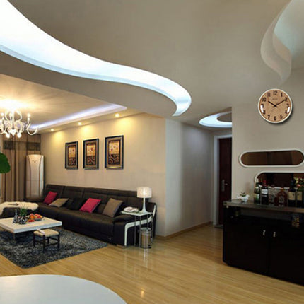 Orologio da parete legno numeri 3D