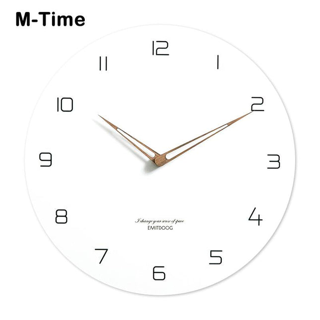 Orologio da muro moderno legno sbiancato