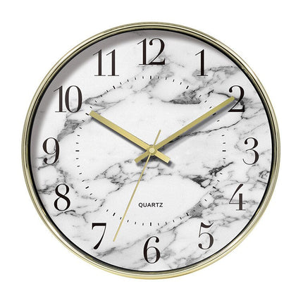 Orologio da parete moderno effetto marmo