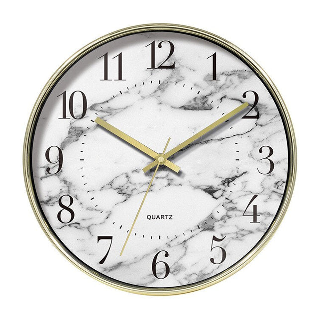 Orologio da parete moderno effetto marmo