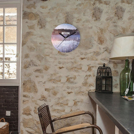 Orologio da parete con frase motivazionale