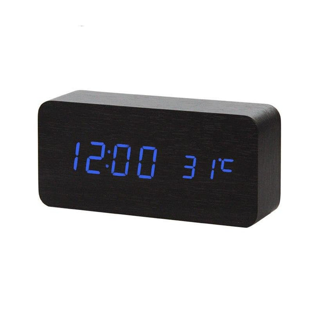 Sveglia digitale LED con indicatore temperatura