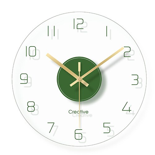 Orologio da parete trasparente design moderno