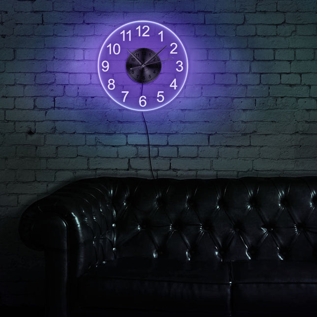 Orologio da parete luminoso numeri grandi