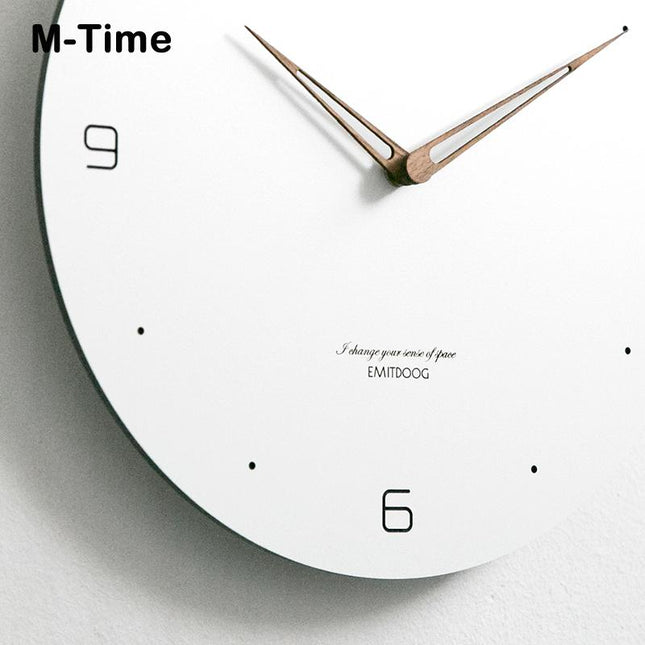Orologio da muro moderno legno sbiancato