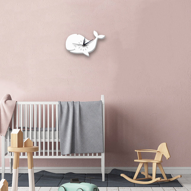 Orologio da parete per bambini balena